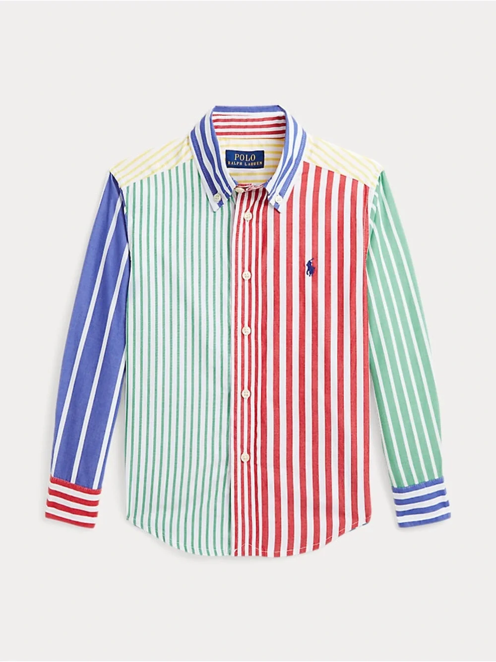 Ralph Lauren Striped Cotton Poplin Fun Shirt
